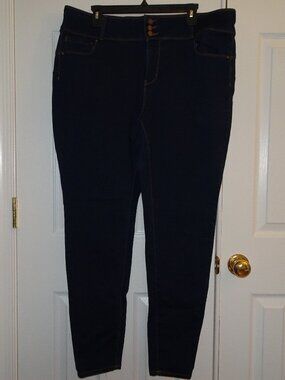 Wax Jean Butt I Love You, dark wash skinny jeans